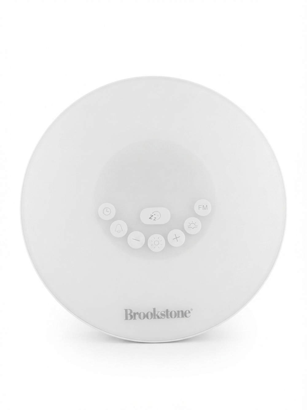 Brookstone Sunrise Simulation Alarm Clock Radio Sound Machine BSWK622-GMD